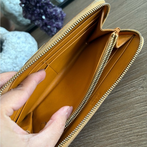 Prada Tan Saffiano Leather Wallet - Picture 15 of 16
